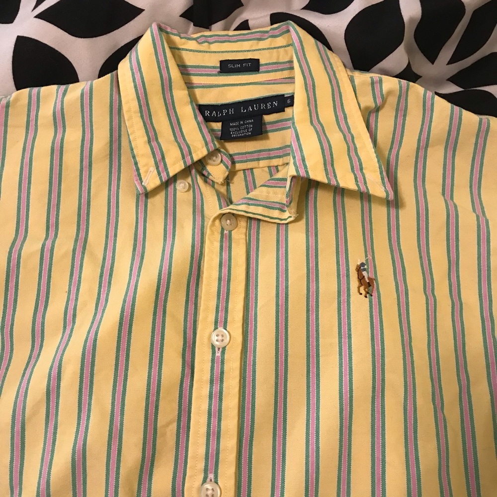 Women’s slim fit Ralph Lauren button down